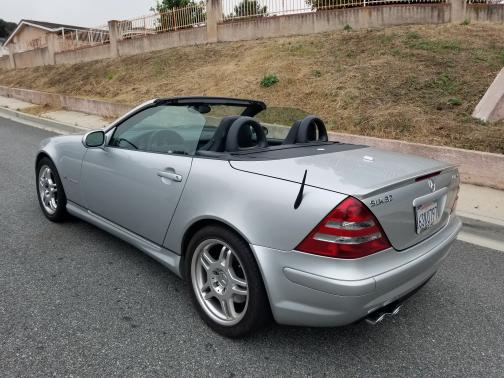 Silver 2003 Mercedes-Benz SLK-Class SLK32 AMG